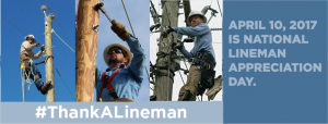 #ThankALineman